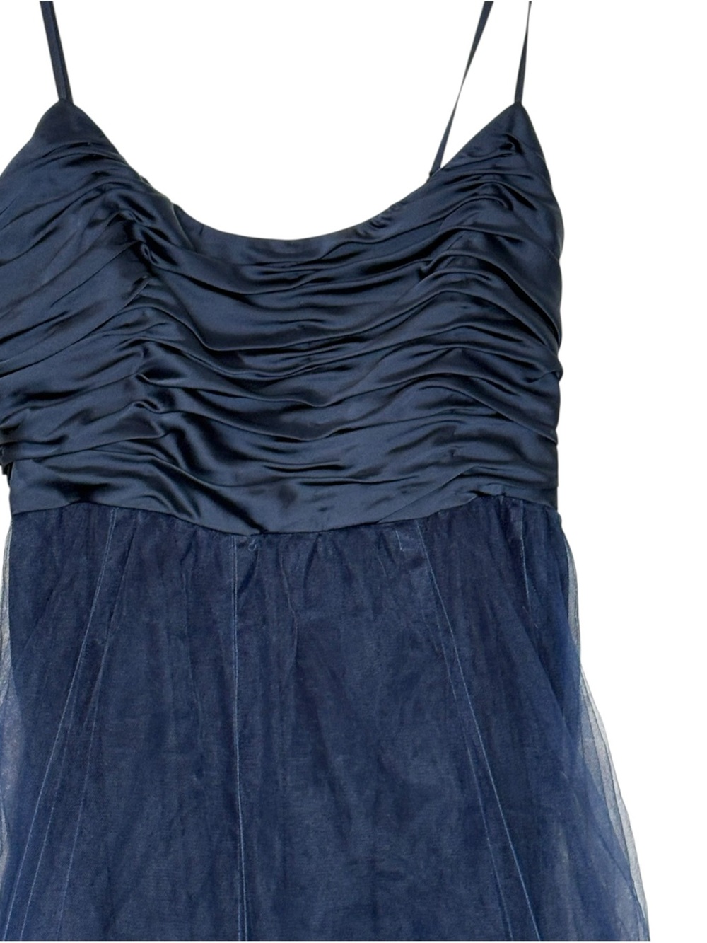 Hutch Blue Tulle Toni Barre Tiered Maxi Gown | 12 - Picture 5 of 10